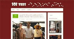 Desktop Screenshot of 101tees.com